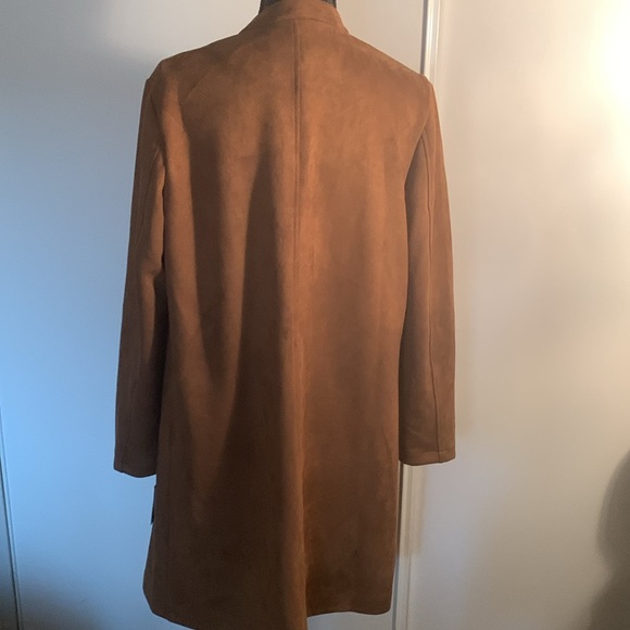 Marc New York 3/4 Length Faux Suede Coat - Picture 2 of 6
